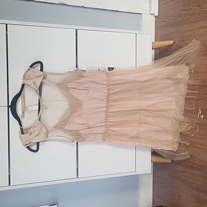 Rodarte for Target coral / blush lace & tulle dress XL. NEW WITH TAGS